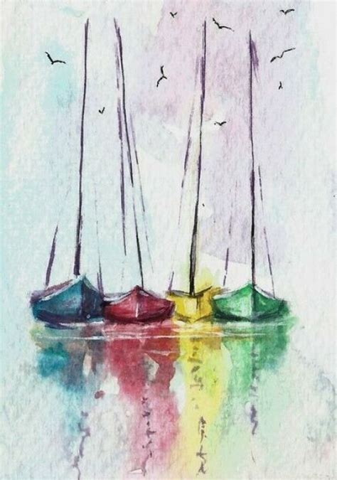 Pin By Pirjo Haapalahti On Art Boats Vehicles In 2024 Watercolor