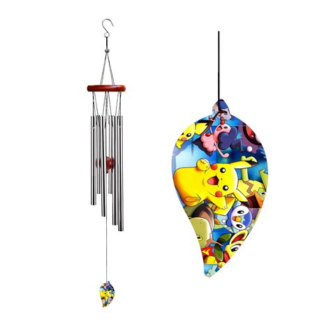Poke Mon Wind Chimes Outdoor Wind Chimes Outdoor Decor For Patio