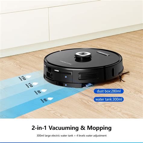 Proscenic M8 PRO Robot Vacuum Cleaner LDS Laser Navigation Robot With