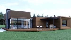 Modern House ZALIV 346 Lumi Polar Design Single Story With