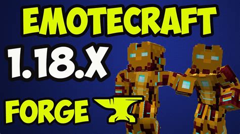 EMOTES MOD 1.18.2 minecraft - how to download and install Emotecraft mod 1.18.2 (FORGE) - YouTube