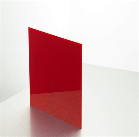 Mm Red Acrylic Sheet Cut To Size Sheet Plastics