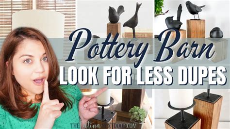 AMAZING POTTERY BARN DUPES THE LOOK FOR LESS CHALLENGE May 2021 YouTube