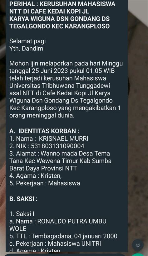 Nyonyaosh On Twitter Kronologi Kerusuhan Mahasiswa Di Kecamatan