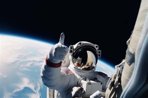 Astronaut Thumbs Up