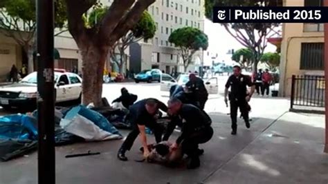 Los Angeles Police Kill Man In Confrontation Caught On Video The New