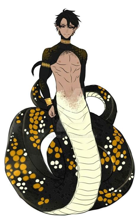 Vexx Snake Guy Anime Guy Black Snake Anime Guy Character Art