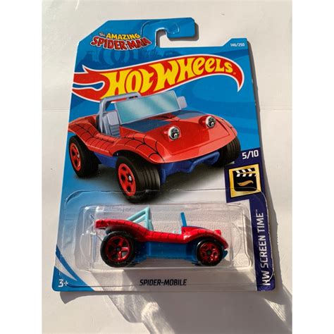 Jual Hotwheels Hot Wheels Spider Mobile The Amazing Spiderman Diecast Mobil Figur Original