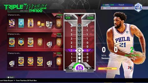 Nba K Myteam Triple Threat The Season Tier Rewards Youtube