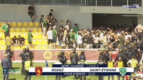 Ligue Affrontements Entre Supporters St Phanois En Tribune Le