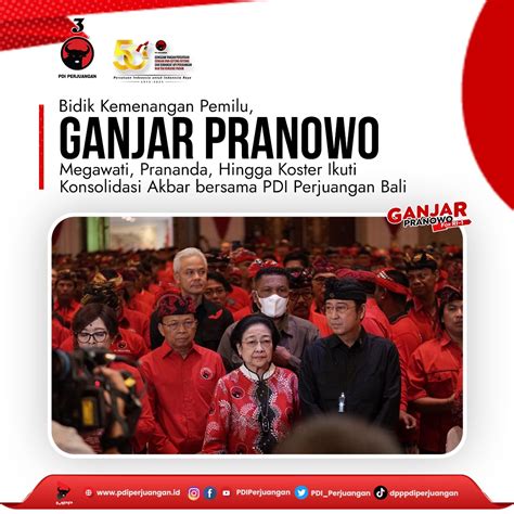 Pdi Perjuangan On Twitter Megawati Ganjar Pranowo Prananda Hingga