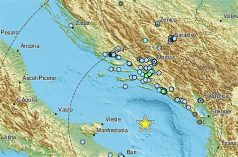 Sna An Potres U Jadranu Osjetio Se I U Hrvatskoj Sve Se Treslo Okolo