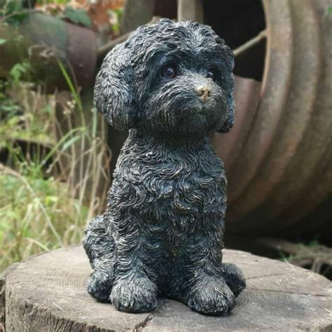 Labradoodle Puppy Dog Statue Burgess Home And Garden