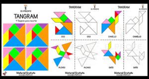 Figuras de tangram para niños juego