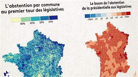 CARTES Législatives 2022 visualisez l abstention record du premier tour