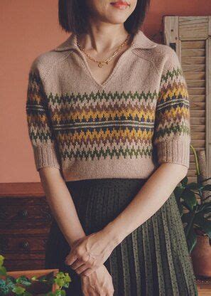 Liana Sweater Knitting Pattern By Irene Lin In 2023 Stranded Knitting