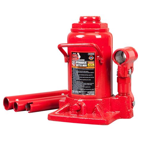 BIG RED T91207A Torin Hydraulic Stubby Low Profile Welded Bottle Jack