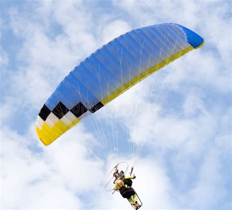 Extreme Sport Parachute in the Sky Stock Image - Image of freedom, wind ...