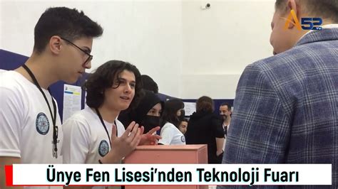 Ünye Fen Lisesinden Teknoloji Fuarı YouTube