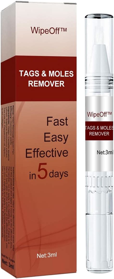 Wipe Off Tags And Mole Remover Skin Tag Remover Mole Remover For Face