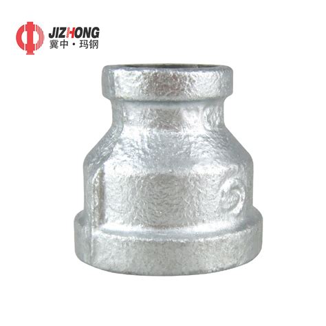 Black Galvanized Malleable Iron Pipe Fittings Reducing Socket Coupling China Malleable Iron