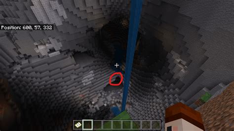 Found An Exposed Diamond Visible All The Way From The Surface Too Bad I Was In Creative Seed