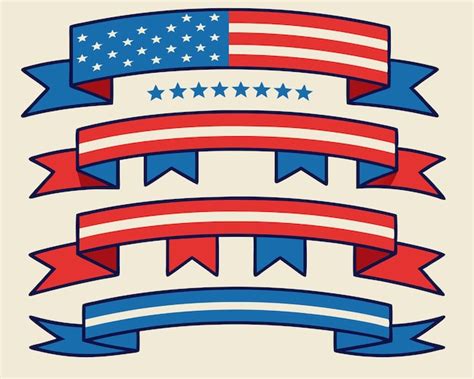 premium vector  poster    american flag