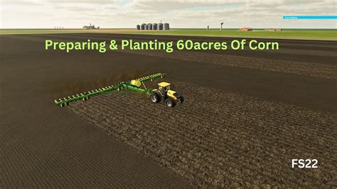 Mulching Plowing And Planting 60acres Of Corn On Big Fields Xxl Youtube