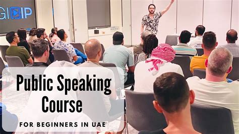 Public Speaking Course For Beginners In Uae Youtube