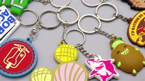 Custom D Soft Pvc Keychain Key Chain Logo Soft Rubber Keychains