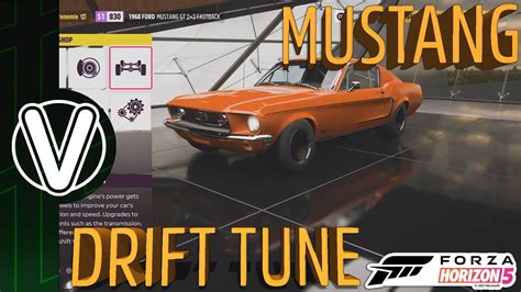 Forza Horizon 5 1968 Ford Mustang GT FastBack Drift Build And Tune