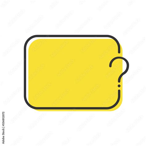 Hand drawn cartoon blank speech bubble with question mark. Stock ...