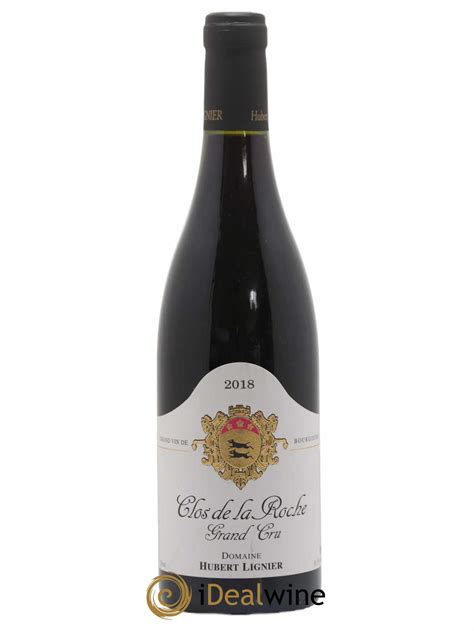 Acheter Clos De La Roche Grand Cru Hubert Lignier Domaine 2018 Lot