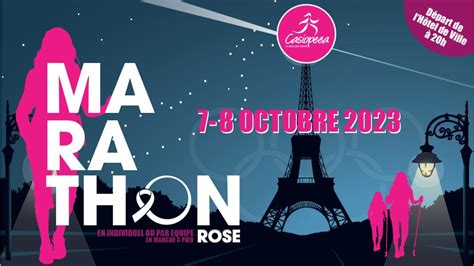 Un Marathon Rose Pour Octobre Rose Cultactu