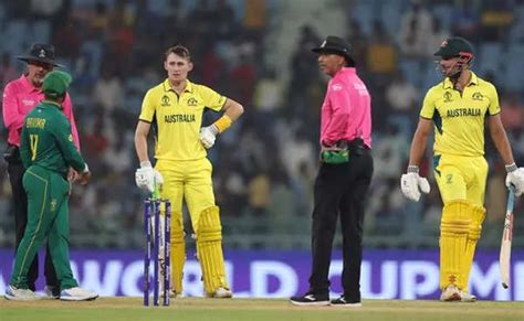 Marcus Stoinis Controversial Dismissal World Cup Controversial