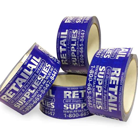 Custom Printed Packing tape – 2″ x 66m and 1″ x 66m