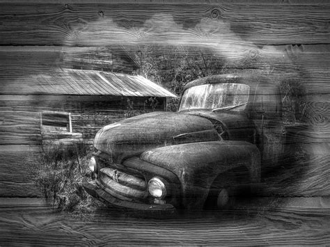 Old-Timey Black and White Photograph by Debra and Dave Vanderlaan