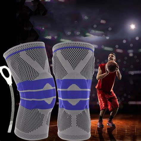 Basketball Support Elastic Breathable Padded Knee Pads Sports Support