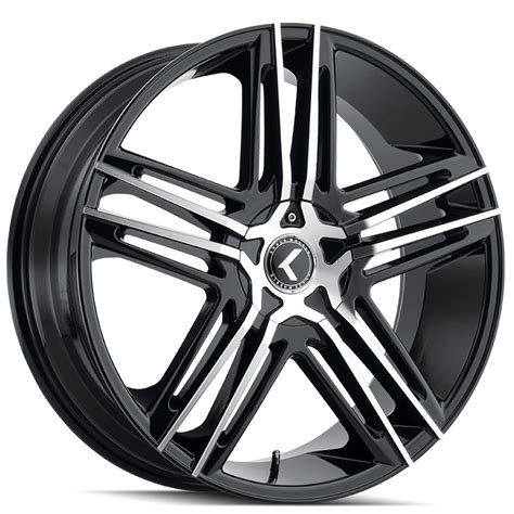 18 Kraze Wheels 157 Hella Black Machined Rims KRZ021 1