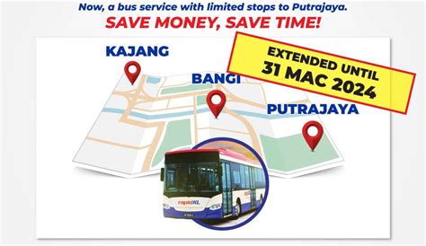 Rapid Kls Kajang Bangi Putrajaya Trial Bus Route Extended Again