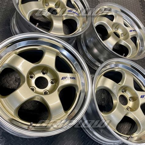 Work Meister S P Gold Griplow Jdm Super Wheels