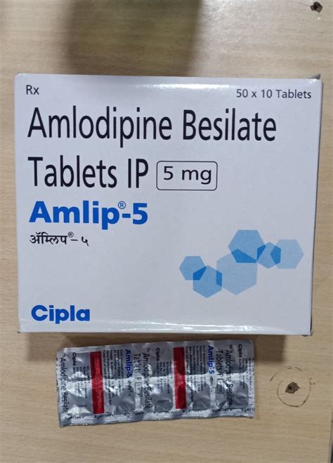 Amlip Amlodipine Tablets Prescription Mg At Rs Box In Nagpur