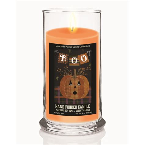 Courtside Market Halloween Collection Boo Pumpkin Spice Soy Wax Candle