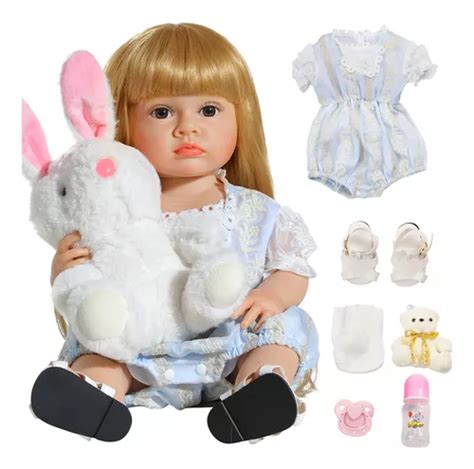 Brastoy Bebe Reborn Menina Boneca Silicone Realista Silicone