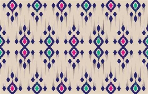 An Abstract Pattern With Blue Pink And Green Colors On A Beige