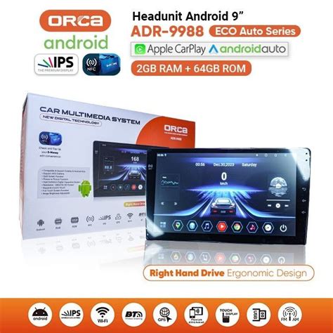 Jual Headunit Android Orca Eco Auto Series Nfc Carplay Inch