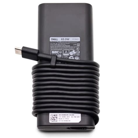 Original Dell Latitude 7210 2 In 1 Laptop Charger Type C 195v 65w