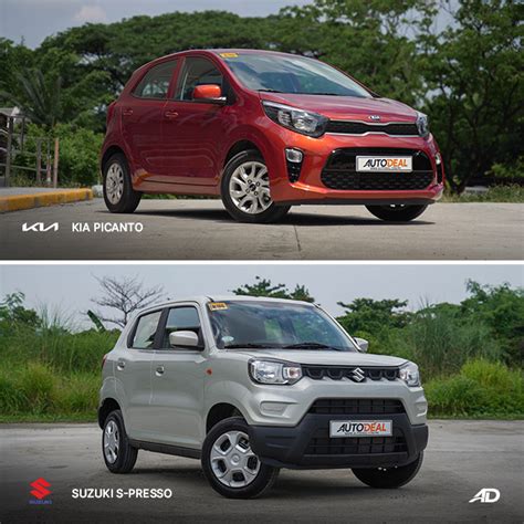 Head To Head Kia Picanto Vs Suzuki S Presso Autodeal