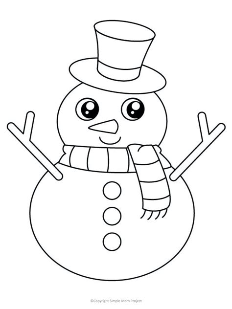 Printable Snowman Craft With Free Template Artofit