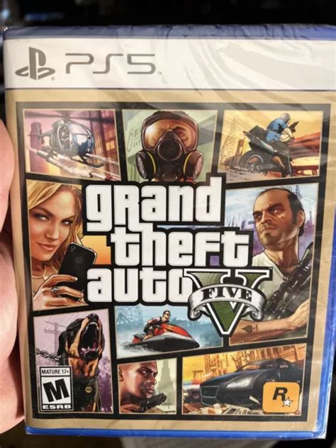 Grand Theft Auto V Gta 5 Ps5 Brand New Factory Sealed Video Game